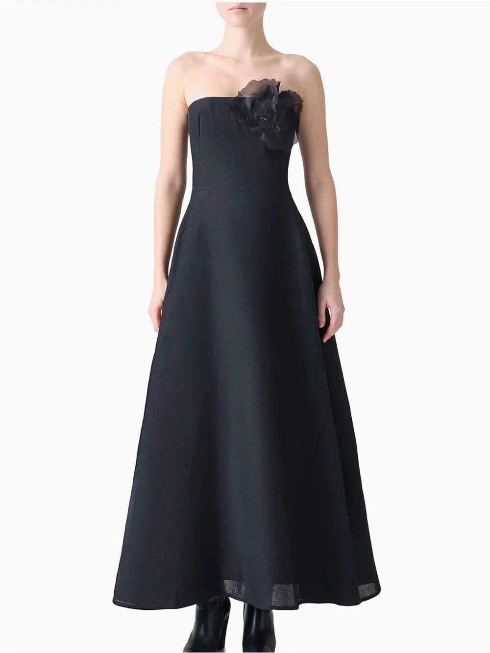 Akris Silk Organza Corsage Ballgown size 4